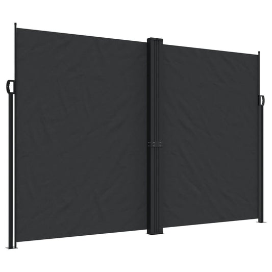 Vidaxl Toldo Lateral Retráctil Negro 220x1000 Cm_0