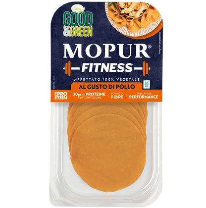 Embutido Vegetal En Lonchas Sabor Pollo Fitness Good &amp; Green 90g_0