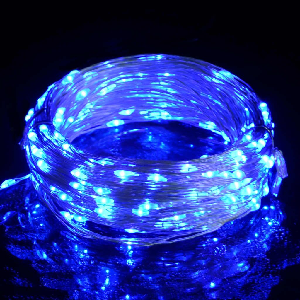 Vidaxl Guirnalda De Micro Luces Led 8 Funciones 40 M 400 Led Azul_1