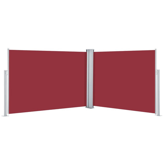 Vidaxl Toldo Lateral Retráctil Rojo 100x1000 Cm_0