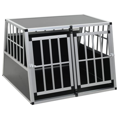Vidaxl Jaula De Perro Con Puerta Doble 94x88x69 Cm_1