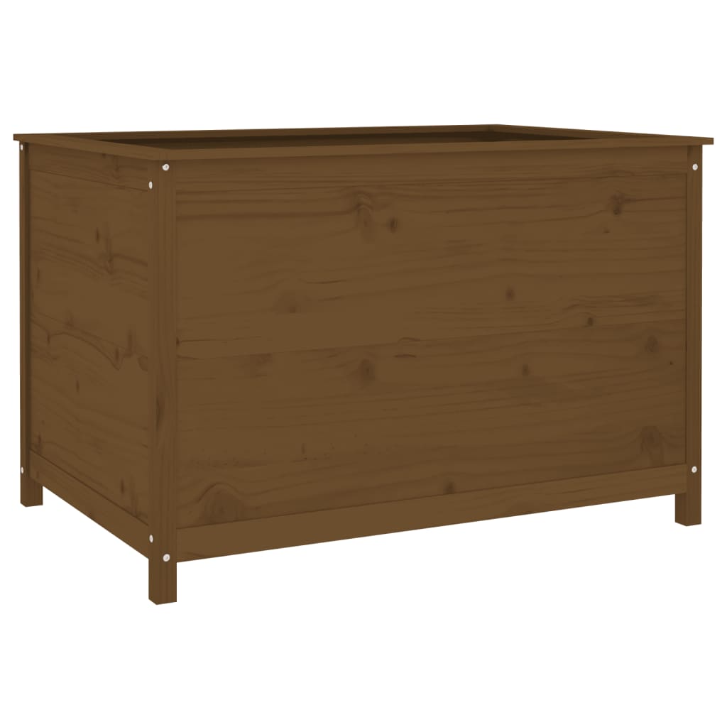 Arriate Elevado Jardín Madera Pino Marrón Miel 119,5x82,5x78 Cm_0