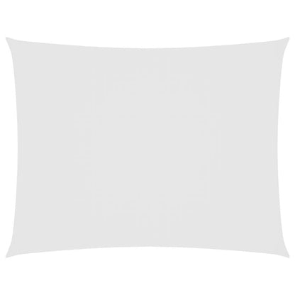 Vidaxl Toldo De Vela Rectangular Tela Oxford Blanco 5x6 M_0