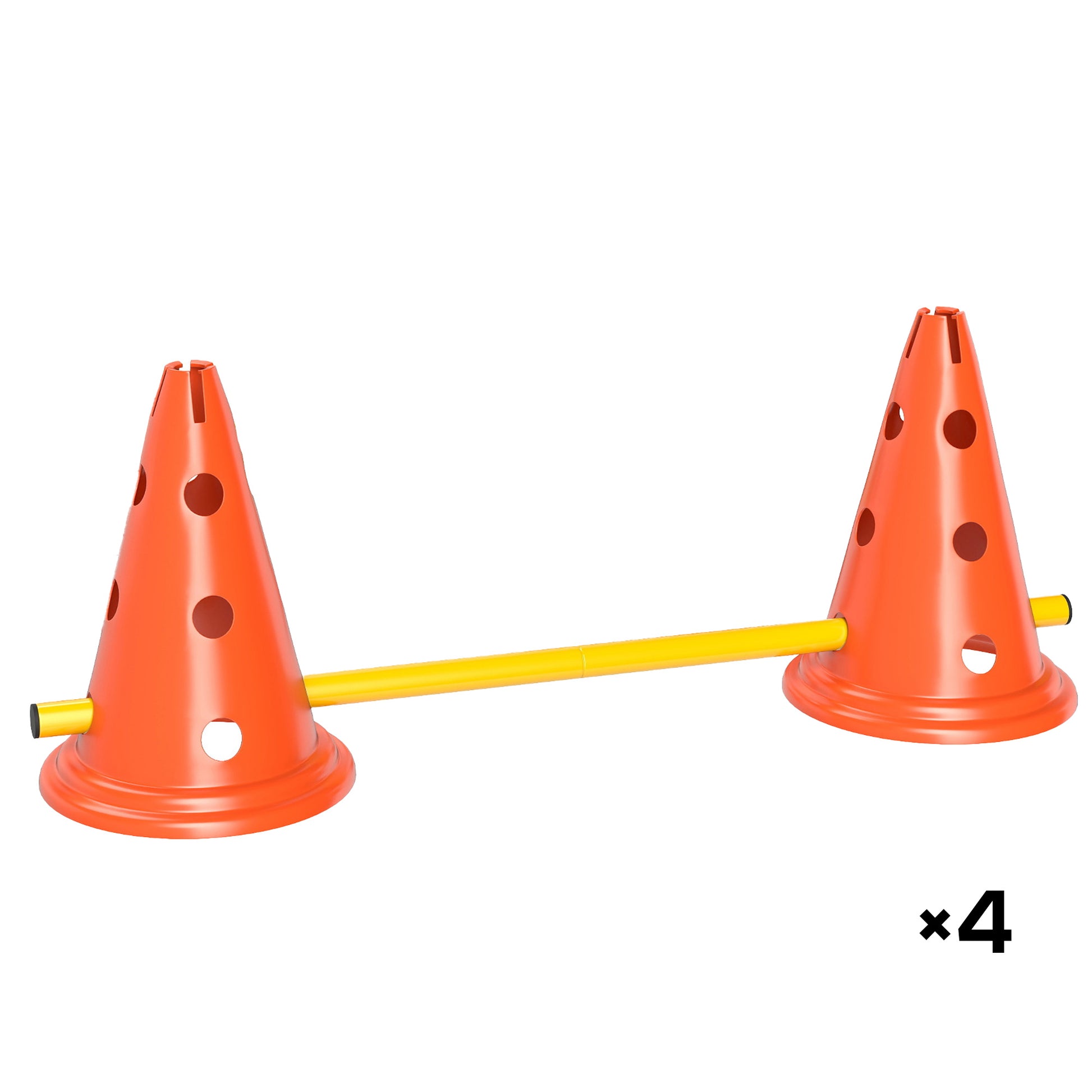 Pawhut Juego De Agilidad Para Perros 8 Conos 8 Barras Bolsa De Transporte_0
