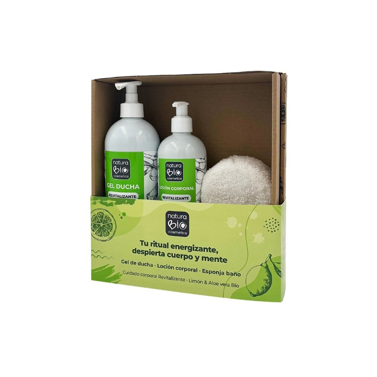 Cofre Higiene y cuidado corporal Revitalizante + Obsequio caja regalo NaturaBIO Cosmetics