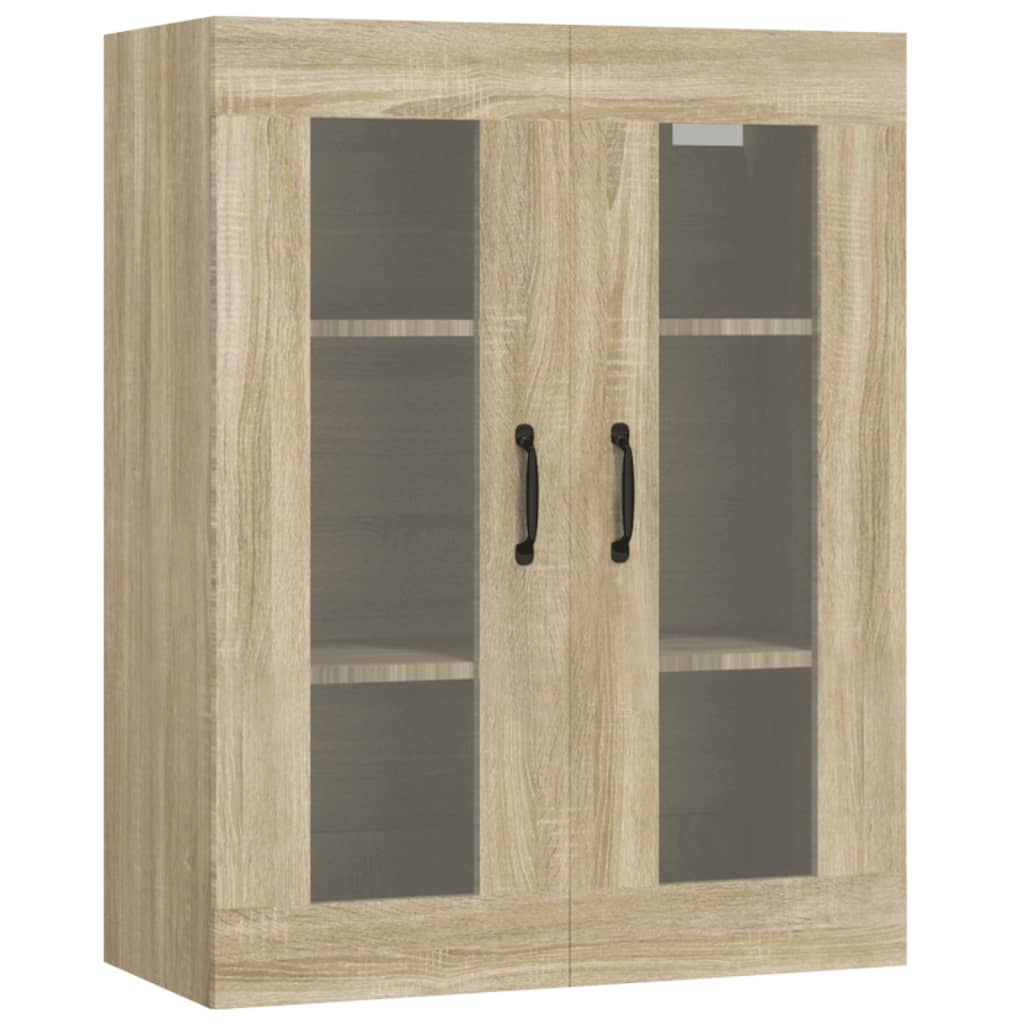 Armario Colgante De Pared Roble Sonoma 69,5x34x90 Cm / Vetonek_1