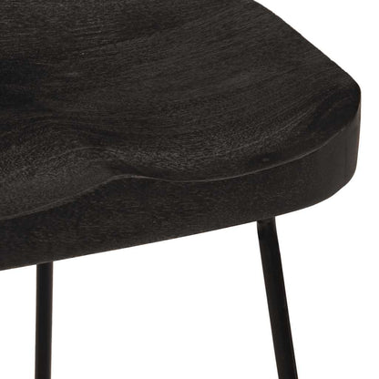Taburetes De Barra 46x38x52 Cm Madera Maciza De Mango_3