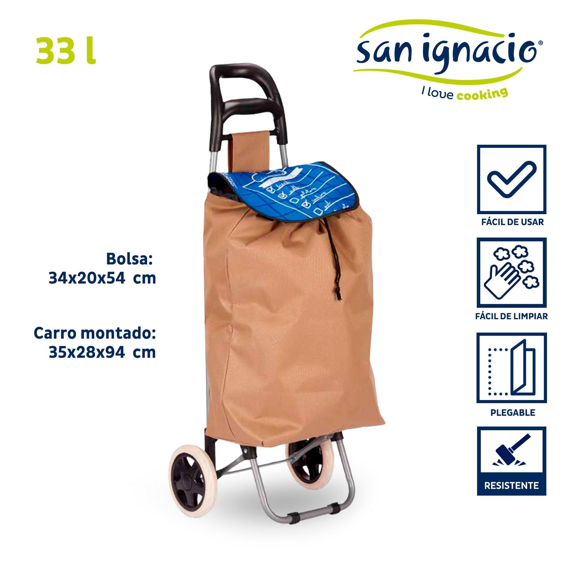 Carro De Compra 2 Ruedas To Do List Kinvara – Ideal Para Tus Listas De Compras_1