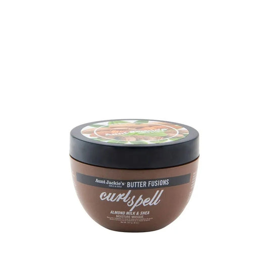 Mascarilla Curl Spell – Leche De Almendra Y Manteca De Karité Para Hidratación Aunt Jackie's Butter Fusions 240g_0