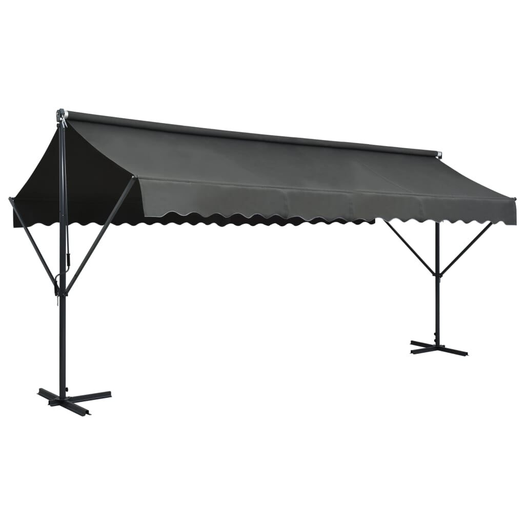 Vidaxl Toldo De Pie Independiente Gris Antracita 500x300 Cm_0