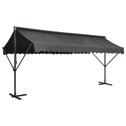 Vidaxl Toldo De Pie Independiente Gris Antracita 500x300 Cm_0