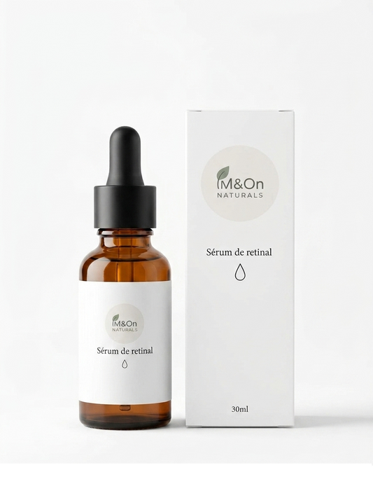 Sérum Facial con Retinal, Ácido Hialurónico y Aceite de Argán 30 ml | Antiedad de Noche | M&On Naturals_0