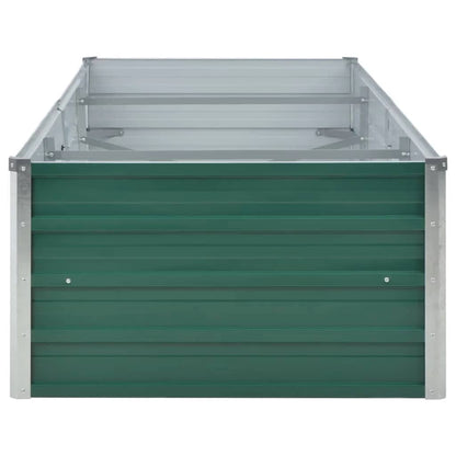 Arriate De Jardín De Acero Galvanizado Verde 240x80x45 Cm_4