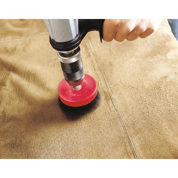 Wolfcraft 2713000 - 1 cepillo de pulir con cerdas suaves, vástago redondo Ø 6 mm Ø 80 mm