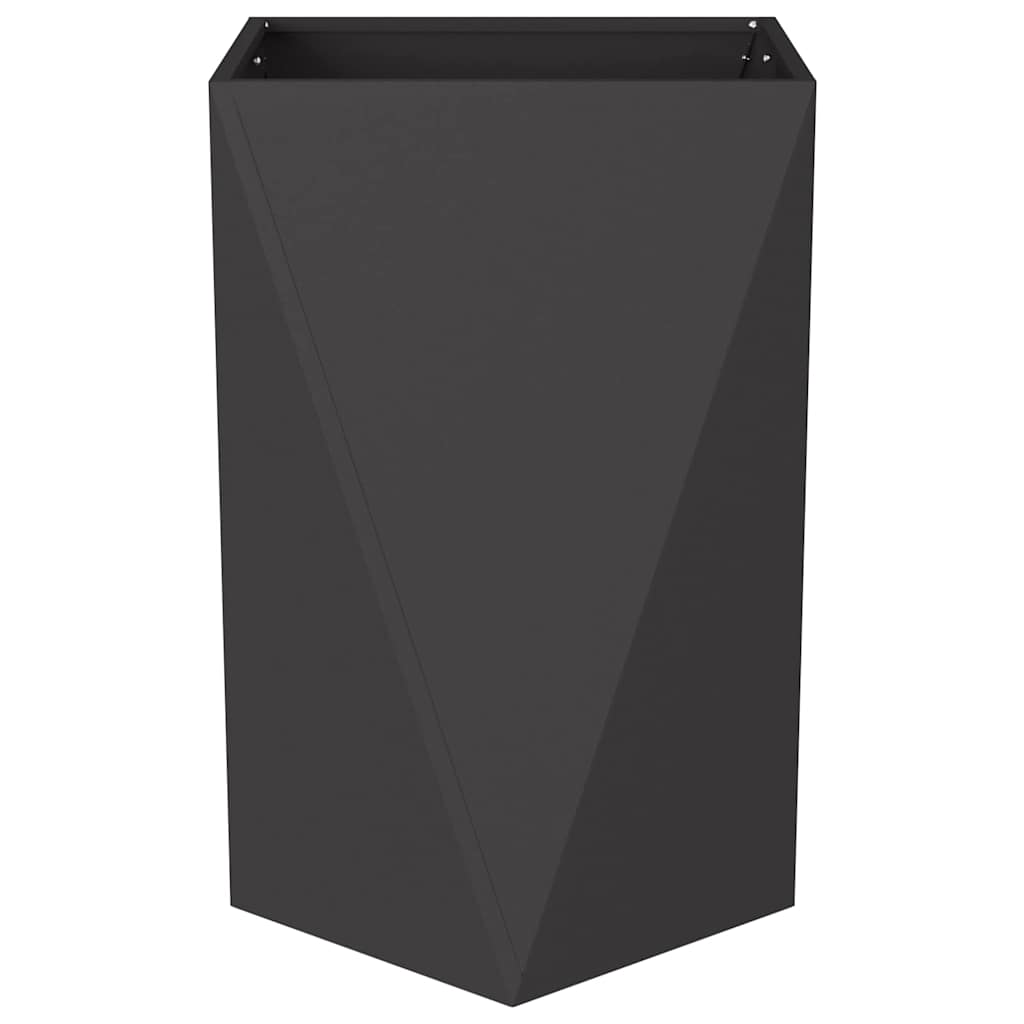 Jardinera Negro 50 X 50 X 75 Cm Acero_4