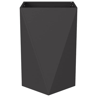 Jardinera Negro 50 X 50 X 75 Cm Acero_4