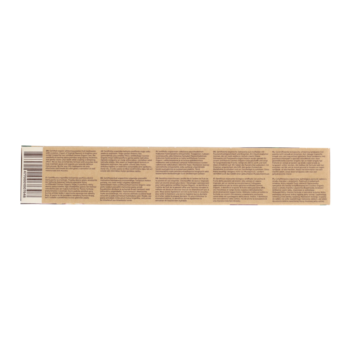 Pasta dental Blanqueadora Fruta de la Pasión con Enzimas Bio EcoDenta 75 ml