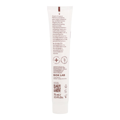 Pasta dental Blanqueadora Fruta de la Pasión con Enzimas Bio EcoDenta 75 ml