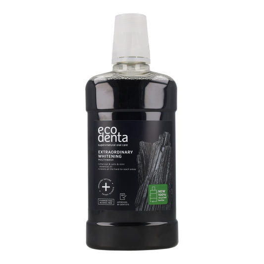 Enjuague bucal Blanqueador con Carbón Activo EcoDenta 500 ml