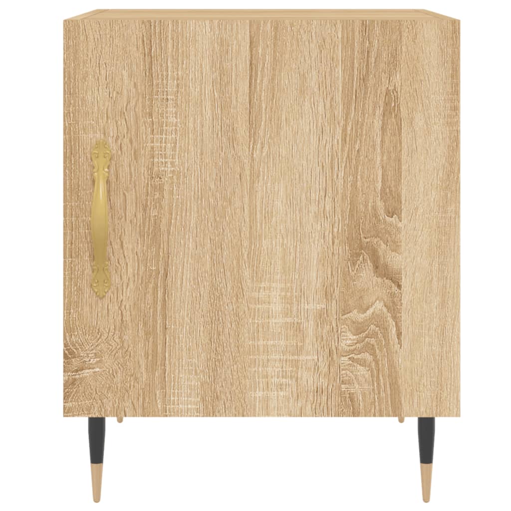 Mesitas Noche 2 Uds Madera Ingeniería Roble Sonoma 40x40x50 Cm_3