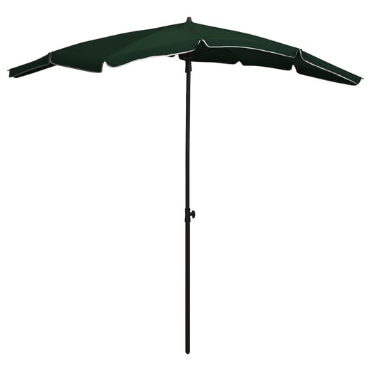 Vidaxl Sombrilla De Jardín Con Palo Verde 200x130 Cm_0