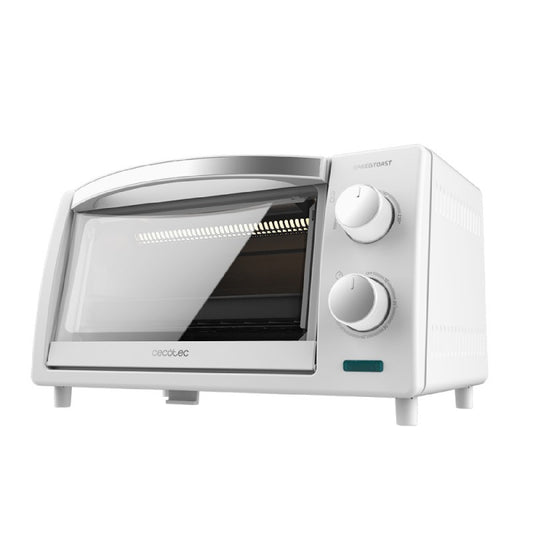 Cecotec Horno De Sobremesa Tostador 10 L Bake&toast 1000 White. 800 W Calefactores De Cuarzo Temporizador Temperatura Re_0