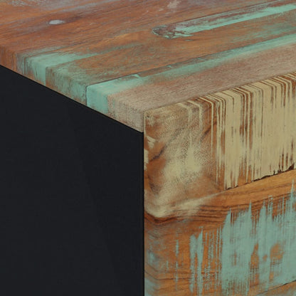 Mesitas De Noche 2 Uds De Madera Maciza Reciclada 40x33x46 Cm_3