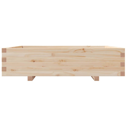 Jardinera Madera Maciza De Pino 100x100x26,5 Cm_4