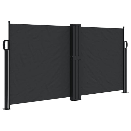 Vidaxl Toldo Lateral Retráctil Negro 120x1200 Cm_0