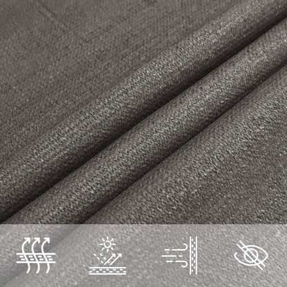 Vidaxl Toldo De Vela Triangular 3,6x3,6x3,6 M Hdpe Gris Antracita_4