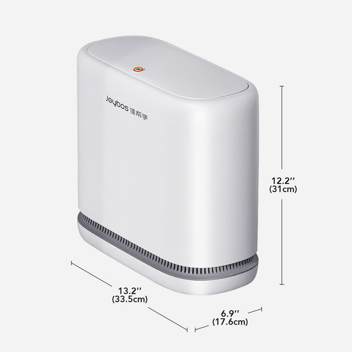 Joybos Cubo Grande Con Ajuste A Presión Blanco 12,5l_1