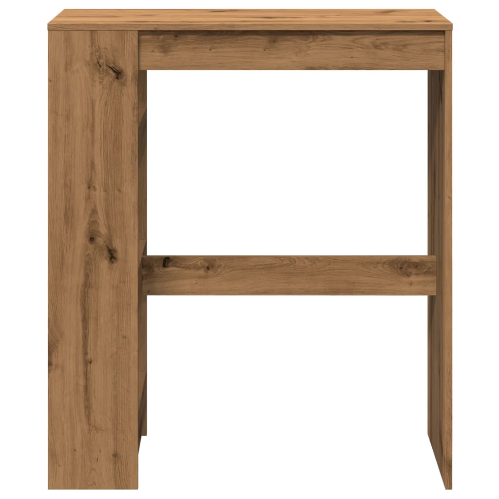 Mesa Alta Con Estantes Madera Roble Artisian 90x40x103,5 Cm_2