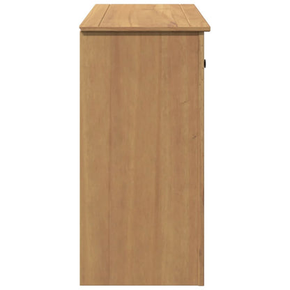 Aparador Con Cajón Panama Madera Maciza Pino 93x40x80 Cm / Vetonek_0
