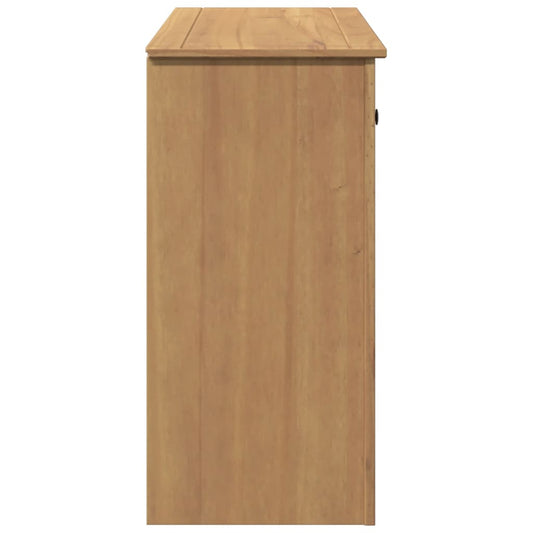 Aparador Con Cajón Panama Madera Maciza Pino 93x40x80 Cm / Vetonek_0