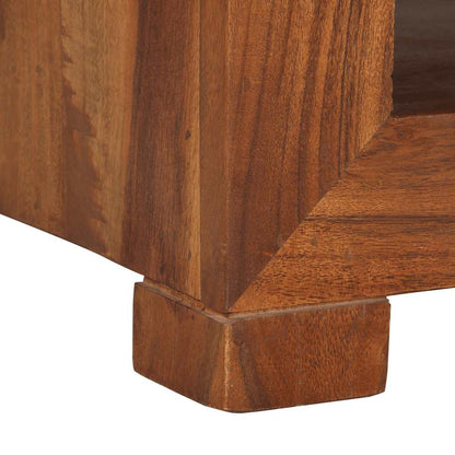 Mesa Auxiliar Madera Maciza Acacia 37x29x40 Cm_4