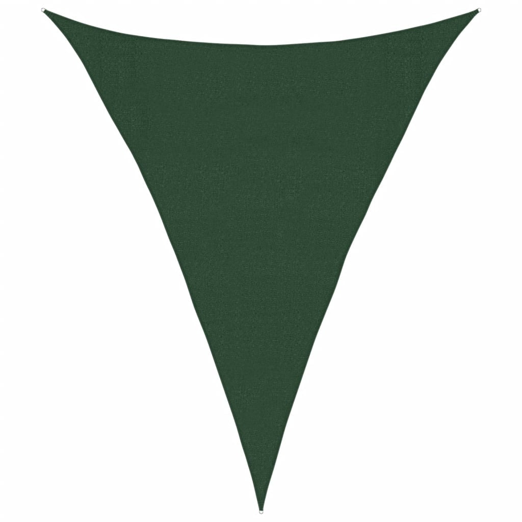 Vidaxl Toldo De Vela Verde Oscuro Hdpe 160 G/m² 3x4x5 M_0