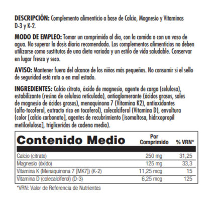 Ultra cal citratro Kal 120 comprimidos