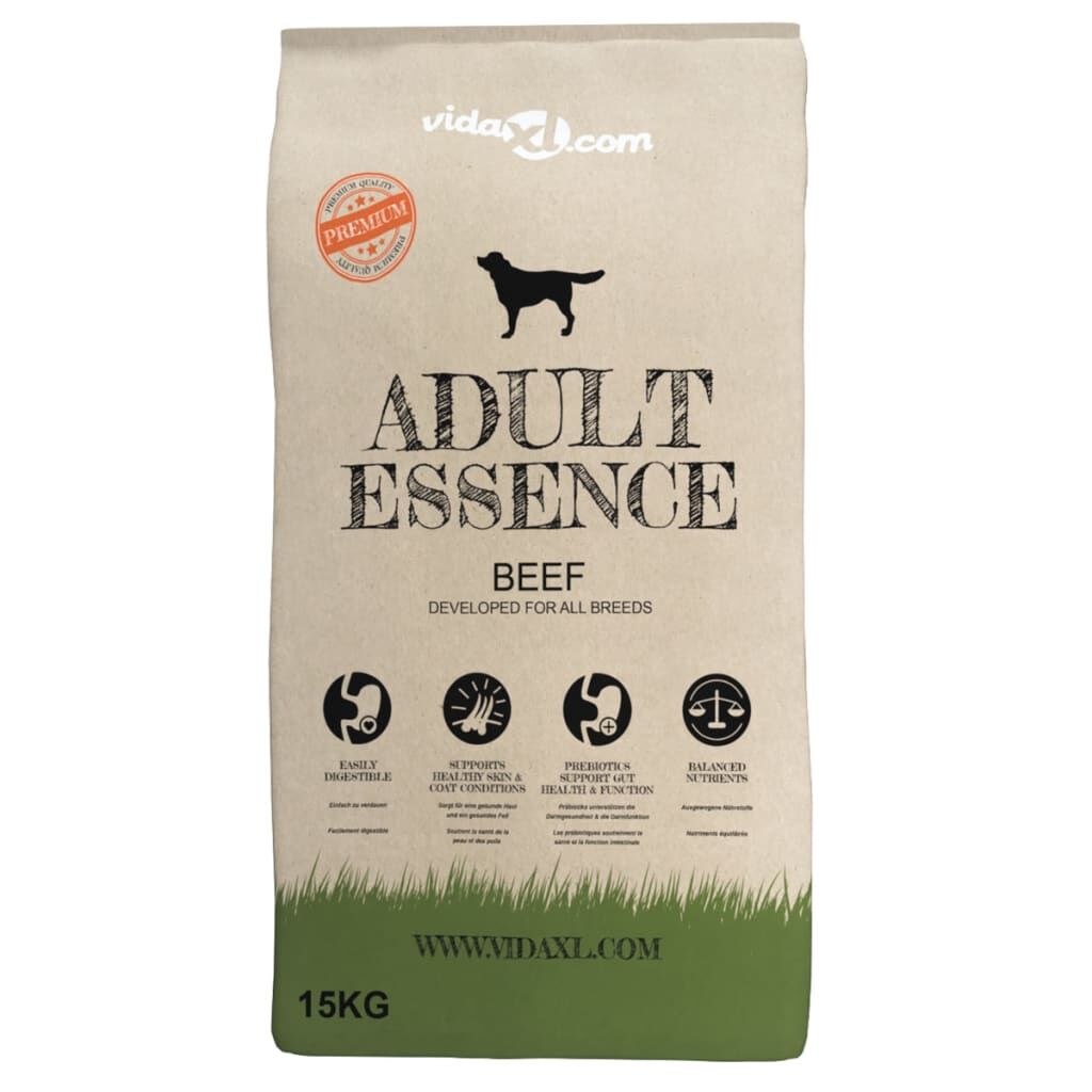 Vidaxl Comida Seca Para Perro Premiumd Adult Essence Beef 15 Kg_1
