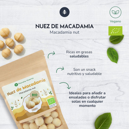 Nueces de macadamia ECO Planeta Huerto 250 g