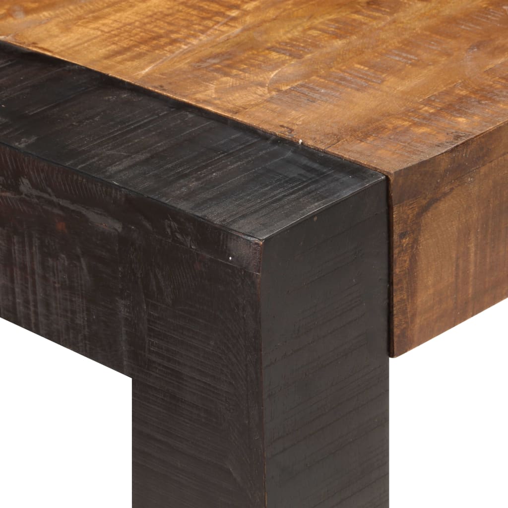 Mesa De Comedor De Madera Maciza De Mango 160x80x76 Cm_3