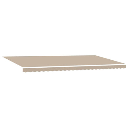 Toldo Retráctil Beige 600 X 300 Cm Poliéster Y Aluminio_4