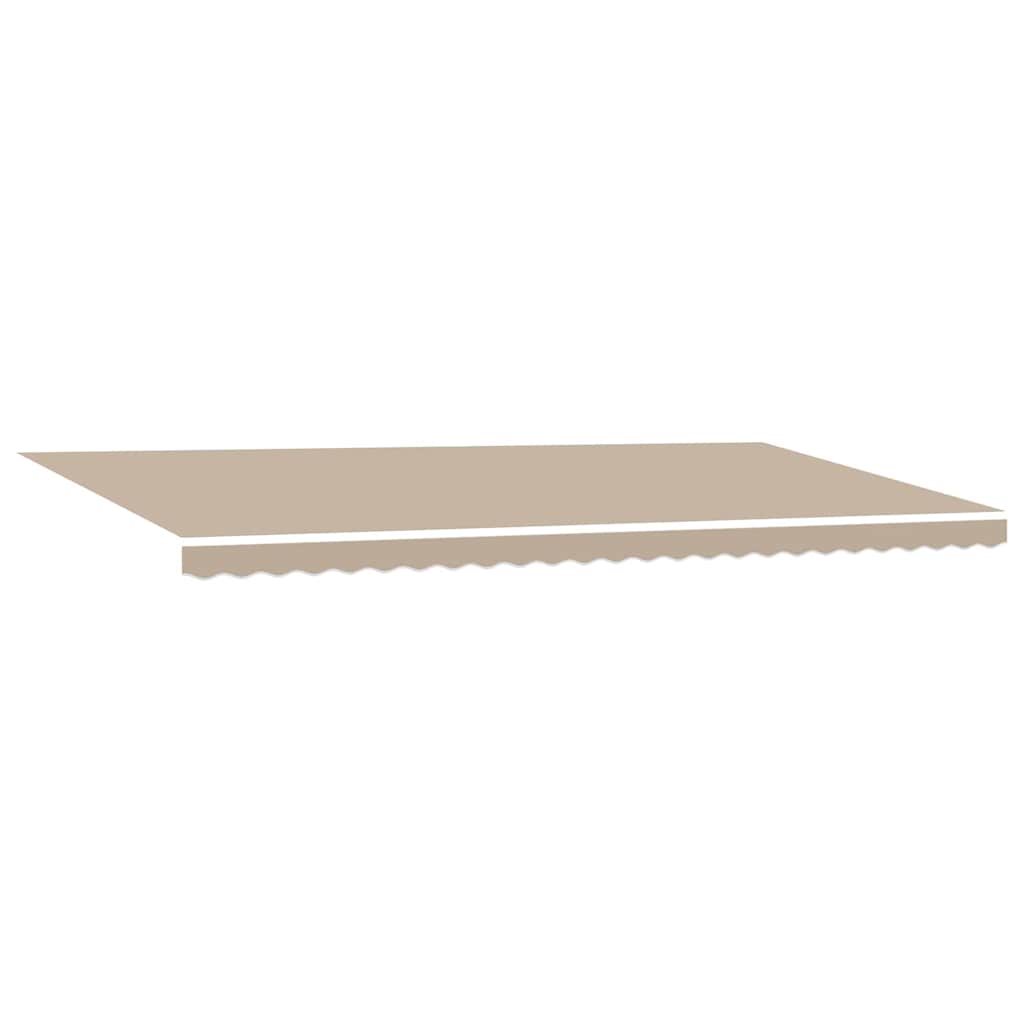 Toldo Retráctil Beige 600 X 300 Cm Tela Y Aluminio_5