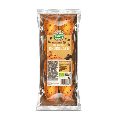 Magdalenas con Chips de Chocolate BIO Biocop 180g