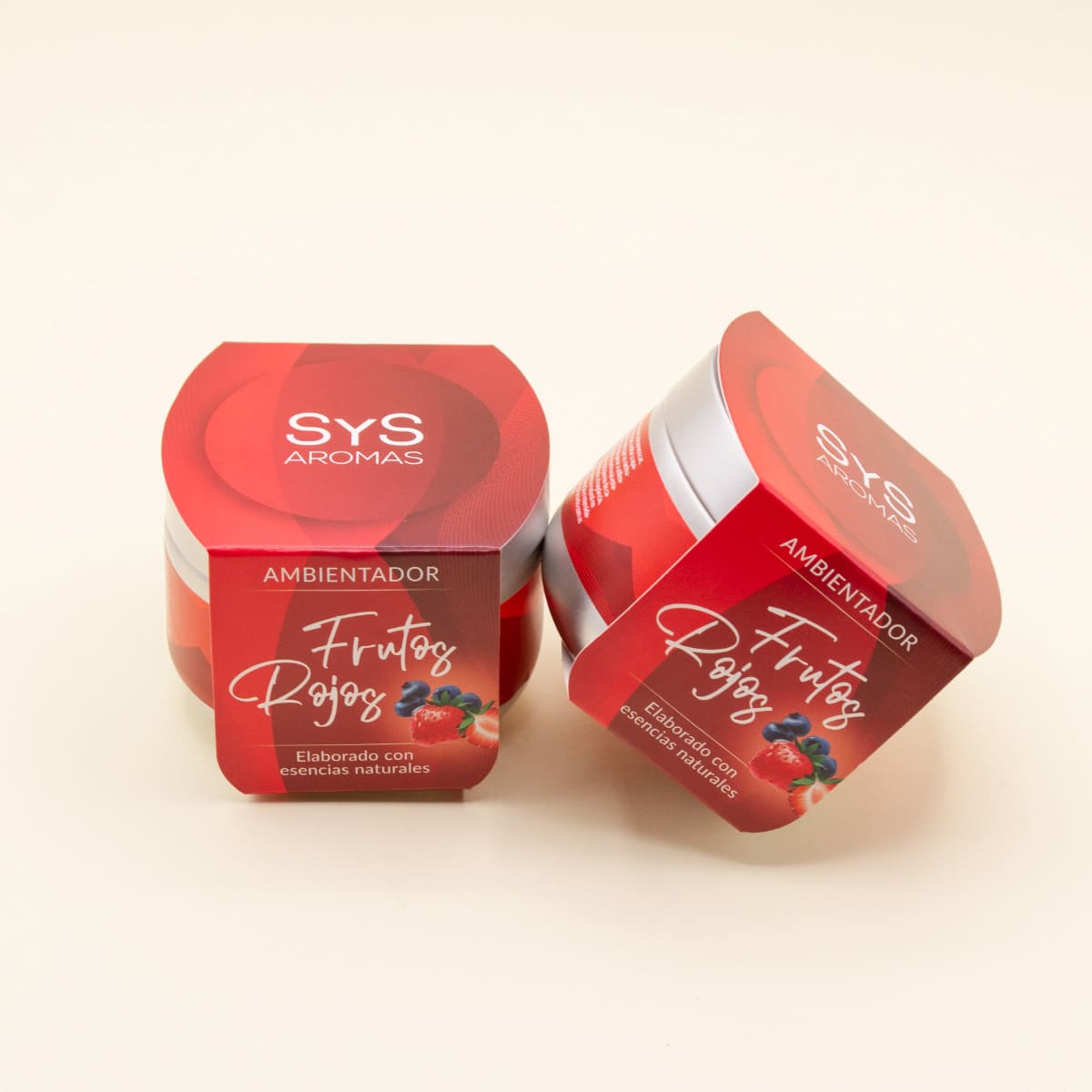 Ambientador de Armario Frutos Rojos en Tarro de Aluminio SYS Aromas 30 g | Afrutado y Dulce | Neutraliza Olores_2