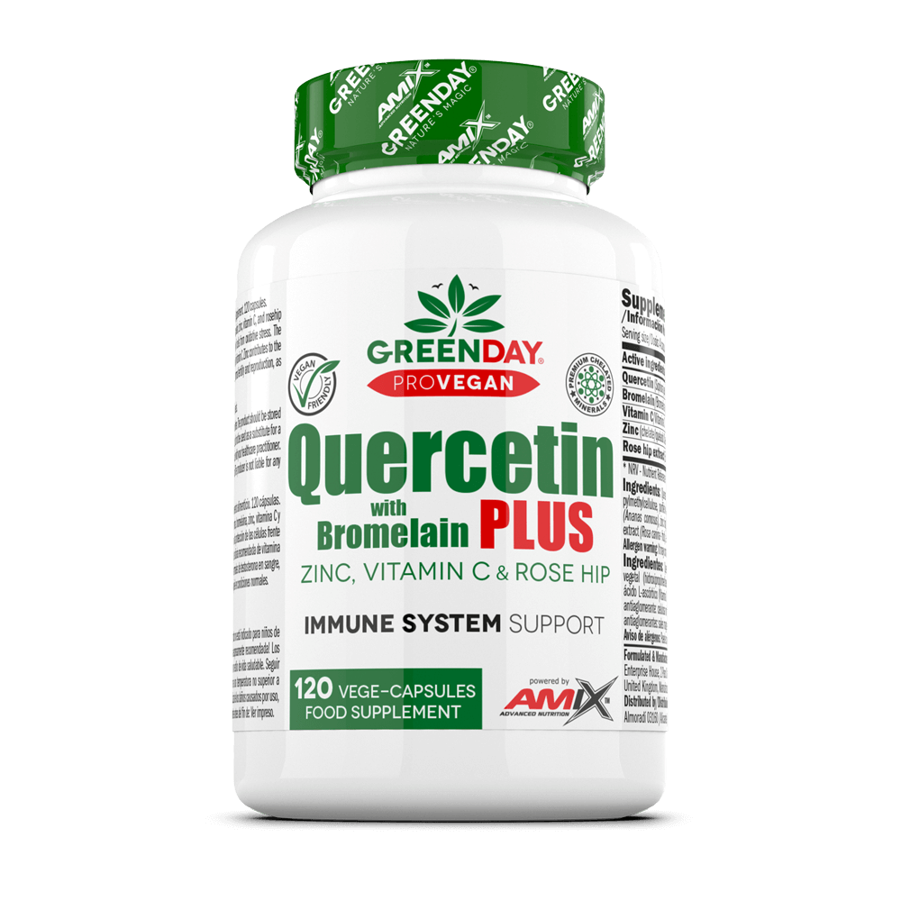 Quercetina Con Bromelina Plus - 120 Cápsulas - Antioxidantes - Amix Nutrition_0