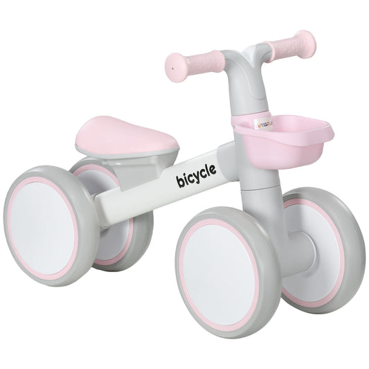 Aiyaplay Bicicleta Sin Pedales Para Niños De 12-36 Meses 56x27x39 Cm Rosa_0