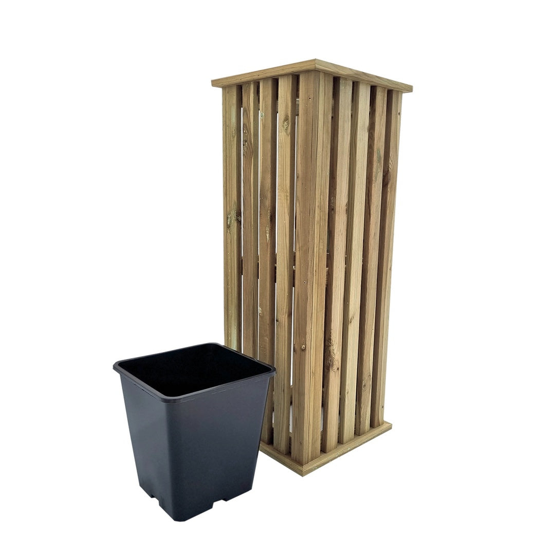 Jardinera Vertical Talia Planter 32,5x32,5x85 Cm Nortene_1