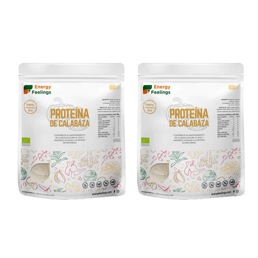 Pack 2x Energy Feelings Proteína de calabaza ECO 1 kg