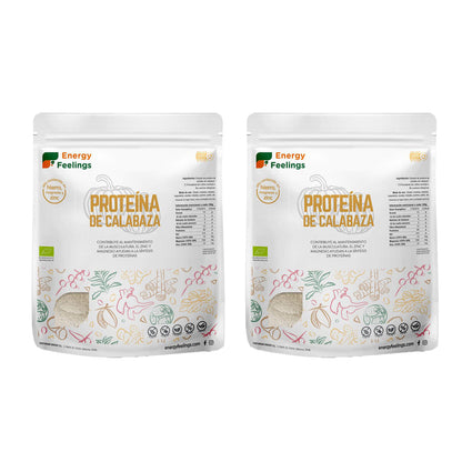 Pack 2x Energy Feelings Proteína de calabaza ECO 1 kg