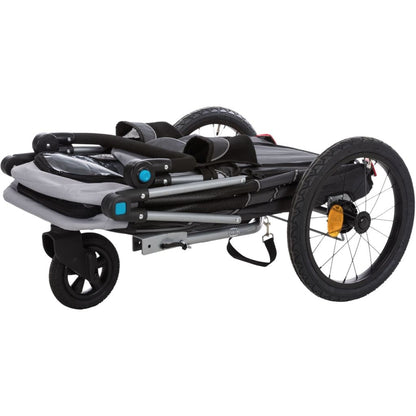 Trixie Remolque De Bicicleta Para Perros Gris L_3